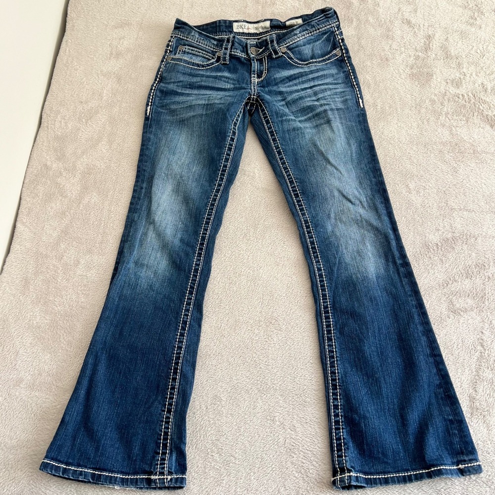 BKE Women's Boot Cut Jeans - Blue